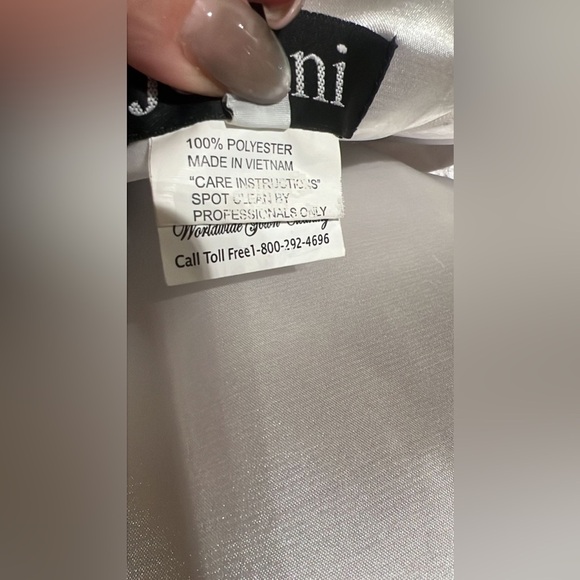 NWT Jovani Strapless Multicolor Floral Dress SIZE 8 - Picture 7 of 8